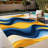 Abstract Wave Pattern Area Rug, Soft And Lightweight, Suitable For All Seasons, Easy To Maintain And Easy To Clean, Machine Washable Carpet Floor Mat, Suitable For Living Room, Bedroom, Hallway, Balcony, Patio, Room Decor, Home Decor, Outdoor Decor-632557939