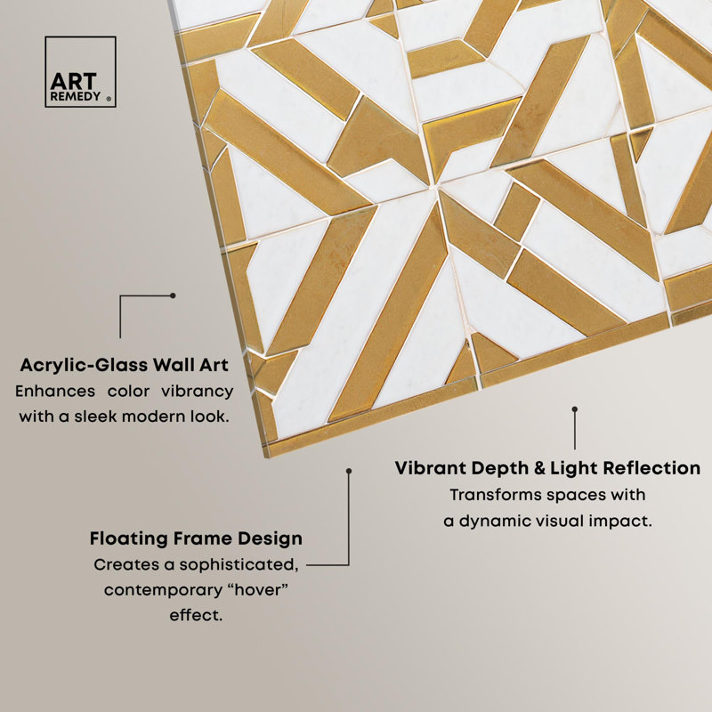 «Marble Circuitry», reproduction d'art acrylique sur toile par Art Remedy, H 40 po x l 40 po
