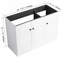 Meuble-lavabo autoportant de 48 po et 3 portes d'armoire à fermeture en douceur - sans le lavabo-1283947954-1283947958