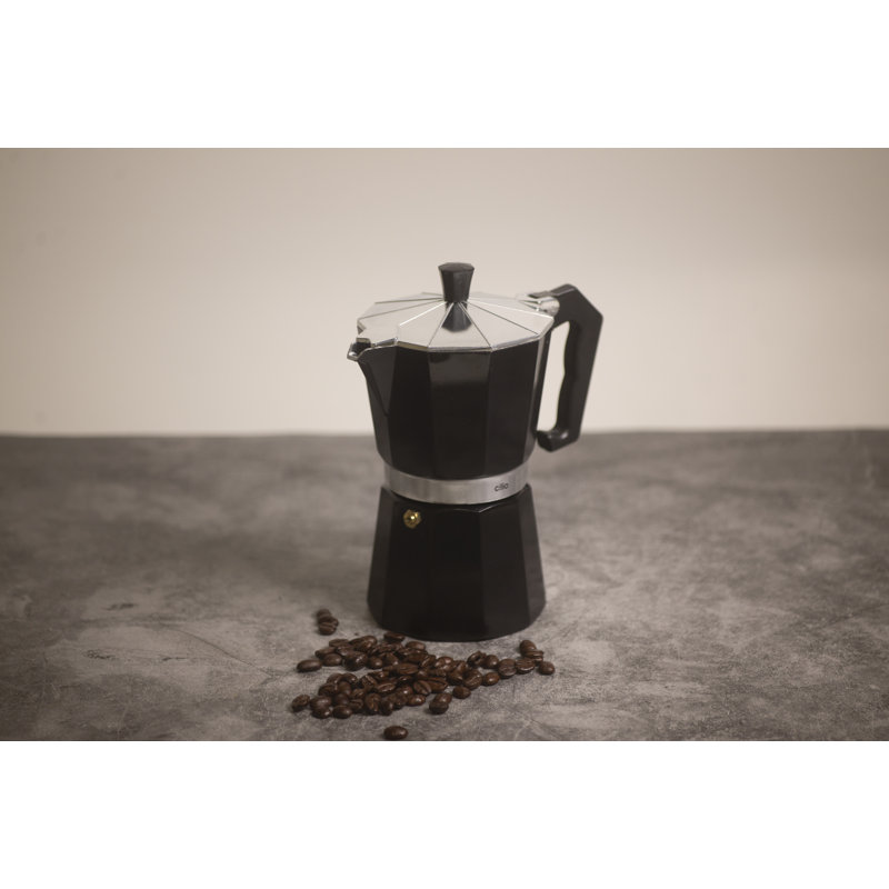 Machine à espresso, Noir