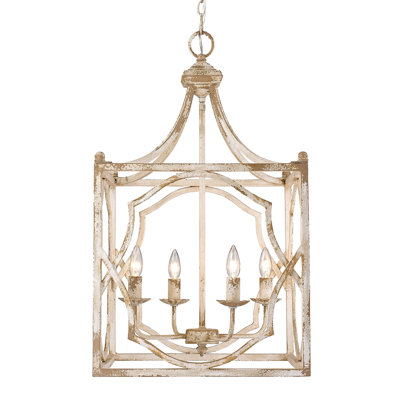 Luminaire suspendu de style lanterne à 4 lumières Averley