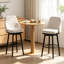 Chaises contemporaines à hauteur de comptoir, tabourets de bar pivotants modernes, élégantes chaises de bar à haut dossier (seulement 2 tabourets de bar)