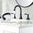 8-inch Widespread Faucet 2-handle Bathroom Faucet with Drain-91270303