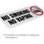 Signe «No smoking no vaping»