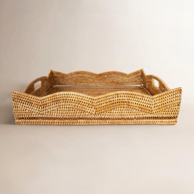 Landry Handmade Rattan Tray