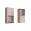 Armoire à pharmacie murale 2 pièces avec rangement ouvert et fermé-1123868438