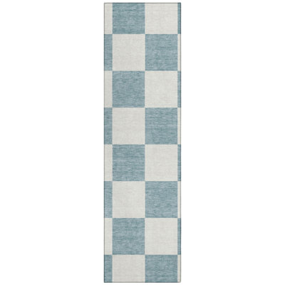 Machine Washable Indoor/Outdoor Chantille ACN2345 Geometric Rug
