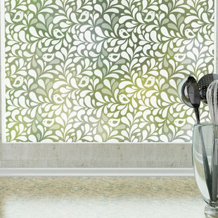 Retro Abstract Non-Wall Damaging Window Decal