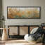 «Orange Green Wildflower», art mural, impression numérique sur toile, art numérique-111653969-111653971