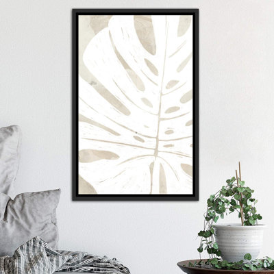 «Linen Tropical Silhouette I» par June Erica Vess - impression d'art graphique
