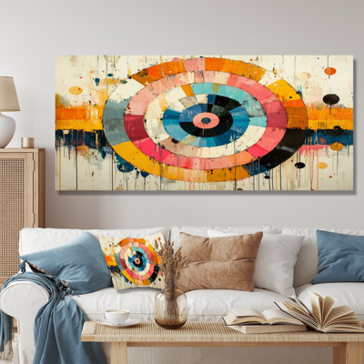 Abstrait, labyrinthe prismatique de vinyle, musique I - musique, art mural