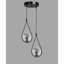 Luminaire suspendu en grappe 2 lumières Bascom-1275519621-1275519620