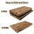 Go-Poufs Knock-Down Rectangular Faux Fur Storage Ottoman |30"x15"x15"-119360879
