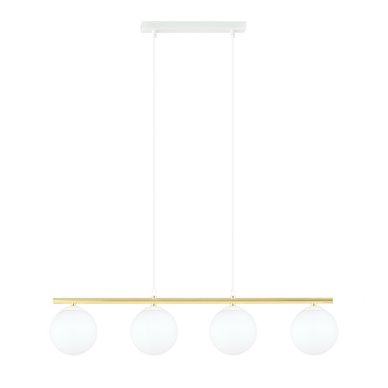 Almetter 4 - Light Kitchen Island Pendant, White