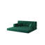 Canapé modulaire 78,8 po, canapé convertible Pudding Block, canapé-lit sur pied avec accoudoirs et canapé-lit confortable, canapé à compression