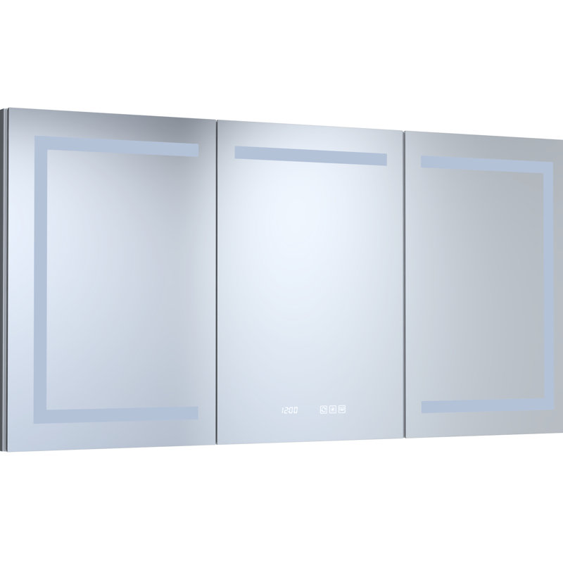 60 po Armoire à pharmacie en aluminium l 30 po x H 30 po avec corrosion robuste - panneau arrière avec tablettes de 6 mm / 8 mm, verre trempé réglable