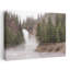 Glacier National Park Waterfall 1 Piece Wrapped Canvas Wall Art-717601673