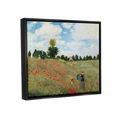 " The Poppy Field Monet Classic Painting " by Claude Monet
