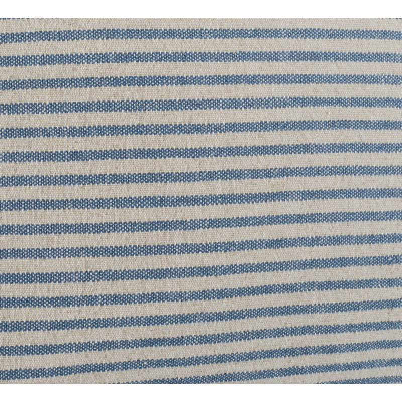 Benny 20" Square Throw Pillow, Blue Natural