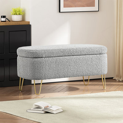 Banc de rangement ovale Lataif