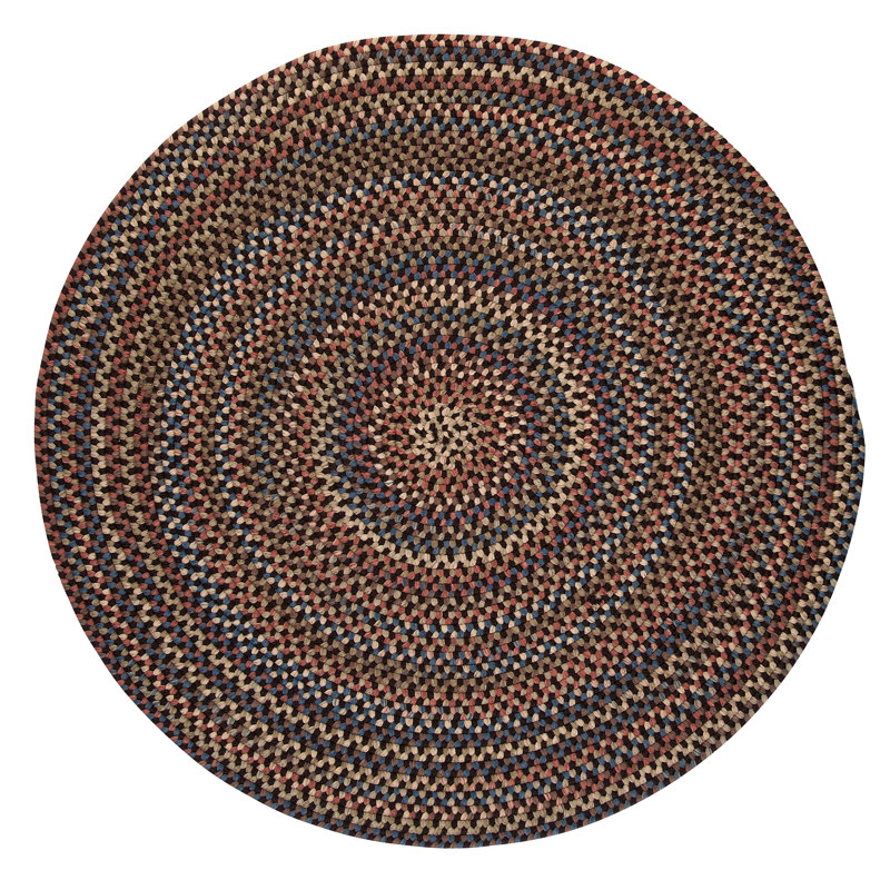 Tapis réversible Kipton - brun foncé, Rond 12 pi