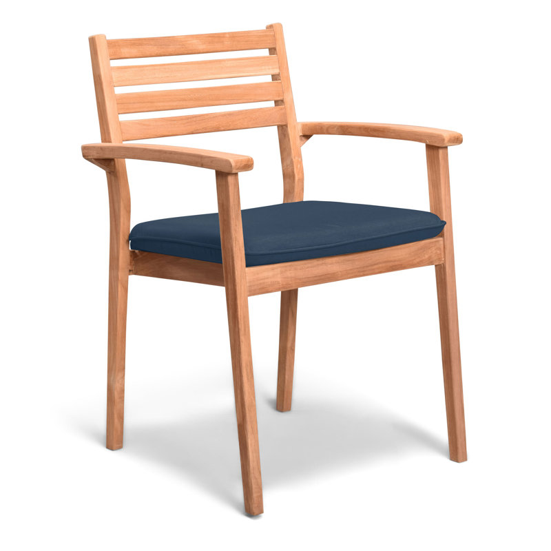 Universal Dining Arm Chair Cushion - Canvas Charcoal, Teal