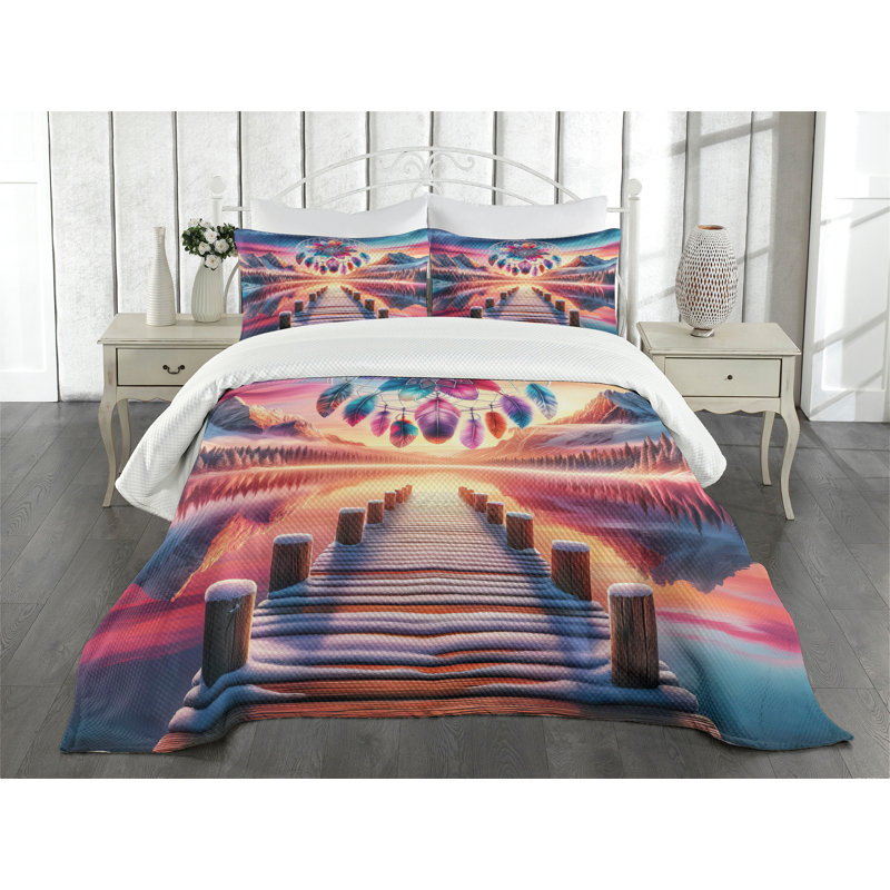 Coverlet, Queen Coverlet / Bedspread + 2 Standard Shams