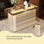 47.24"Italian luxury-style brown jewelry storage cabinet