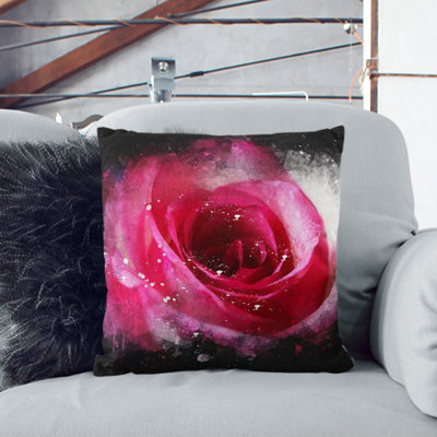Pink Rose Flower Vol.7 Scatter Cushion