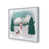 Cadre simple en chrome poli, bois massif n'est pas disponible