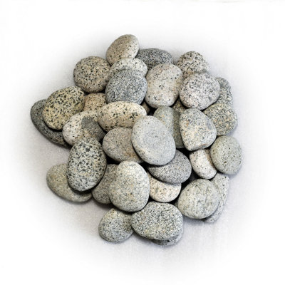 Sac de cailloux décoratifs Quail Pebble 5-8cm 22Lb