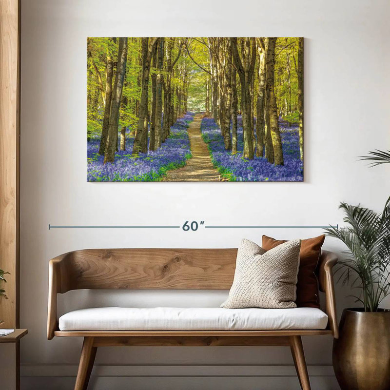 Forêt des jacinthes, H 30 po x l 45 po