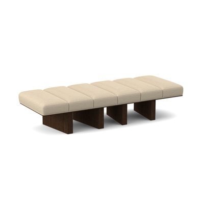 Oblique Upholstered Bench