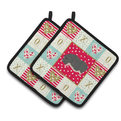 Ensemble de cuisinier poignée 2 pièces pour les trésors en pot de bellied caroline