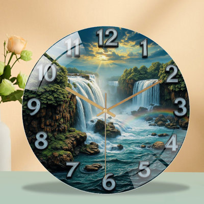 Horloge murale Waterfall