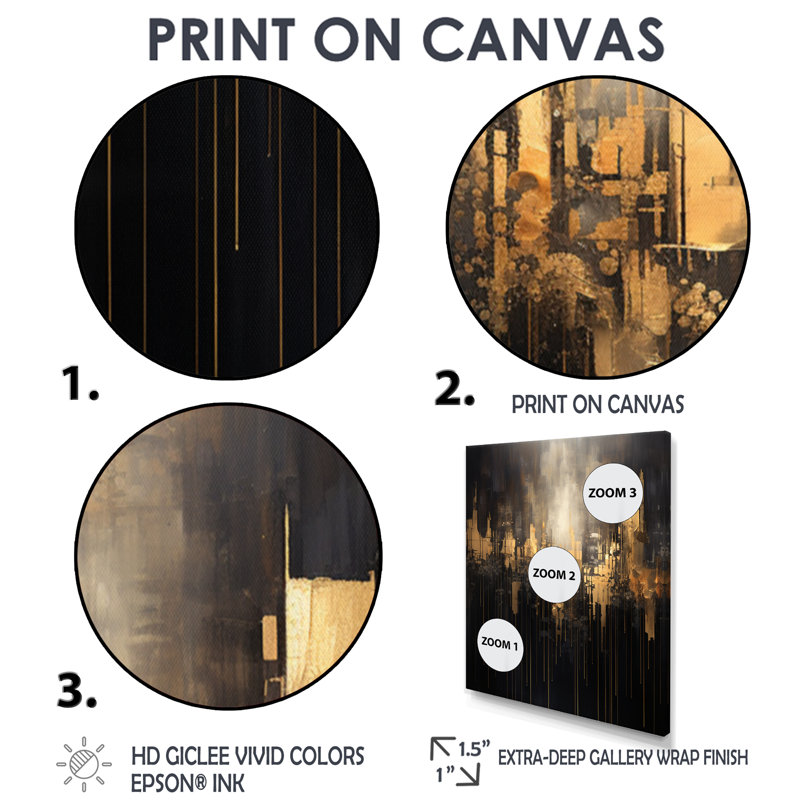 «Futur City Dreams NY», art mural abstrait, vagues modernes, Toile tendue, H 40 po x l 30 po x P 1,5 po