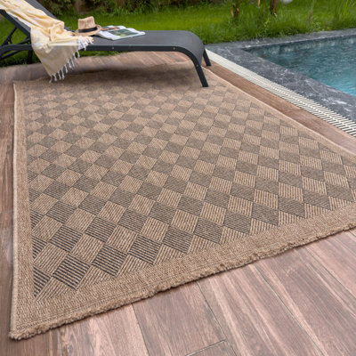 Nature Collection Argyle Indoor / Outdoor Area Rug