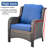 Cracraft Wicker 9 - Person Patio Conversation Set with Cushions-286780817
