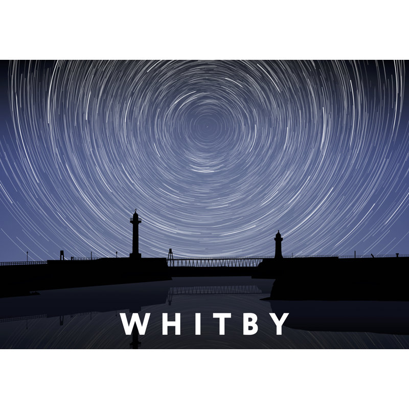 Whitby Night Timelapse by Richard O'Neil - Print, No Frame, 30 cm H x 40 cm W x 1 cm D