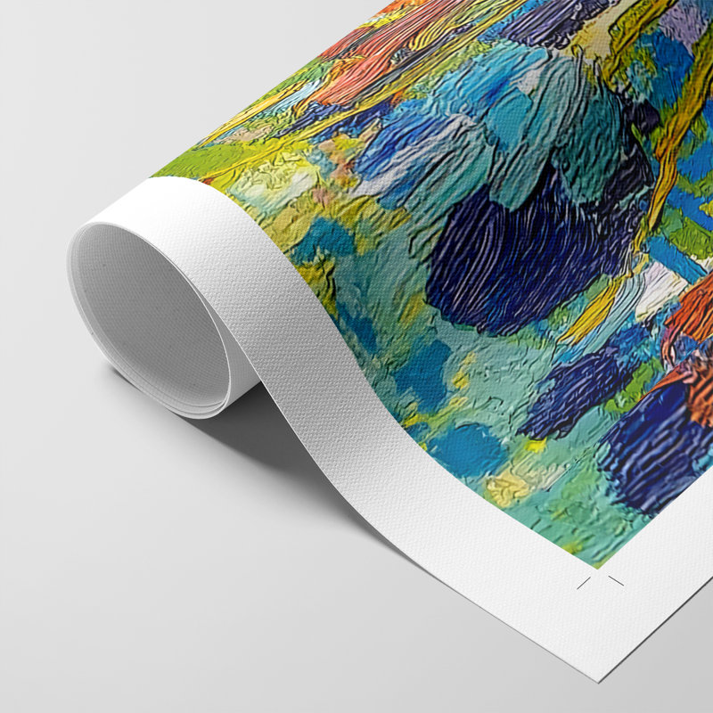 Série FLORAL DCIX - Impression sur toile seulement - NON CADRE, H 27 po x l 18 po