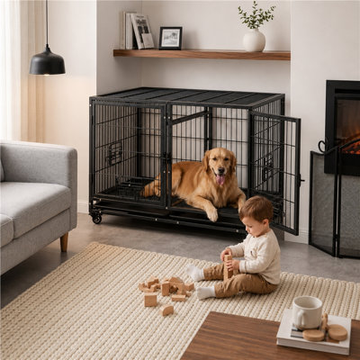 Cage pour chien en métal Danigle