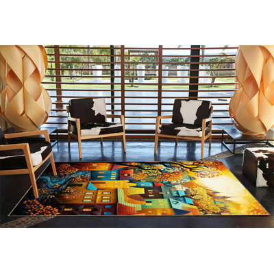 Tapis décoratif moderne Aurelina