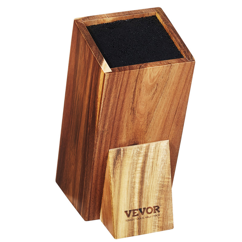 VEVOR 1 Slot Acacia Universal Knife Block