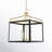 4 - Light Dimmable Lantern Geometric Chandelier-65237602-65237600