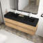 Meuble-lavabo avec lavabo à quartz et tiroirs à fermeture en douceur, meuble-lavabo mural flottant pour salle de bain moderne, lavabo une pièce-2128521909-2128521911-2128521904