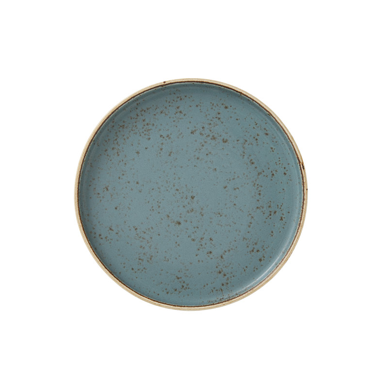CRAFT BLUE Stack Plate, Blue/Brown