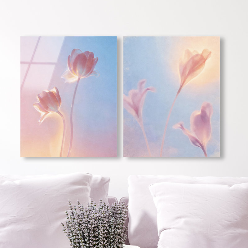 Iridescent Spring Set Set by Oliver Gal, 16"H x 20"W, High-Gloss Acrylic Print