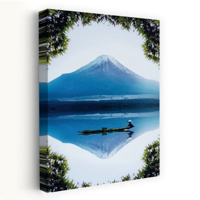«Mount Fuji Reflection», impression murale contemporaine