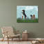 Art sur toile tendue de la galerie Trinx Fab Funky, titre: Dachshund Scooter-1732119310