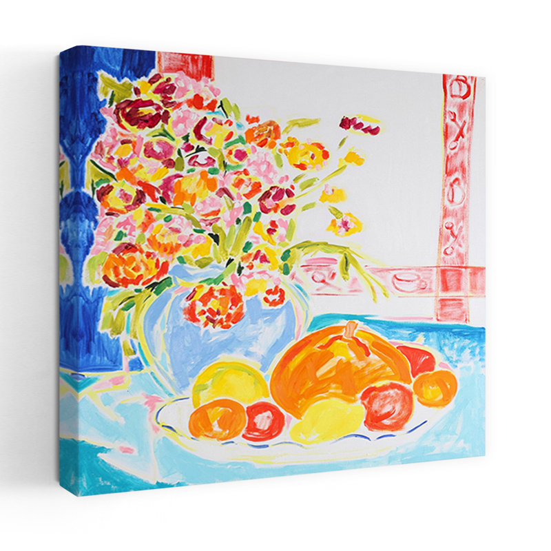 Art contemporain Bold Contemporary Fruit Art, H 18 po x l 18 po